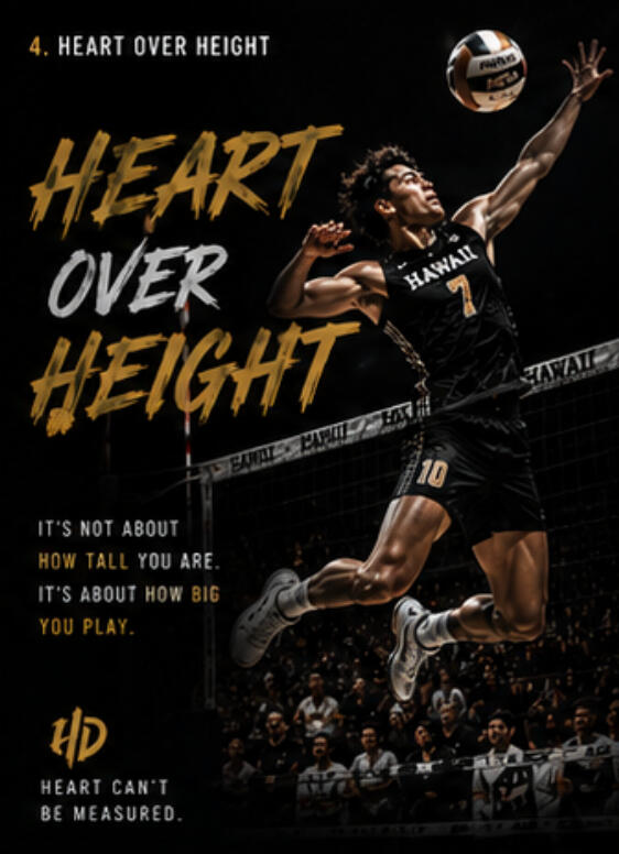 Heart Over Height. #1001-AP